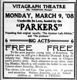 Diamond ring giveaway at the Vitagraph, 1908