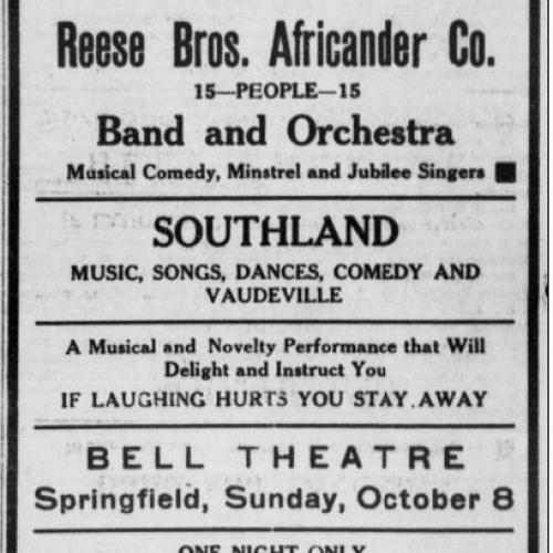 Bell Theatre ad, Oct. 5, 1916