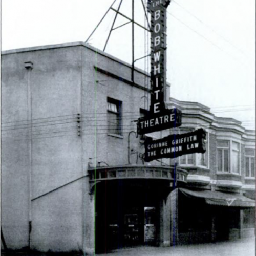 The Bob White Theatre, Portland, Oregon, 1924. Image courtesy of Nick Haas.