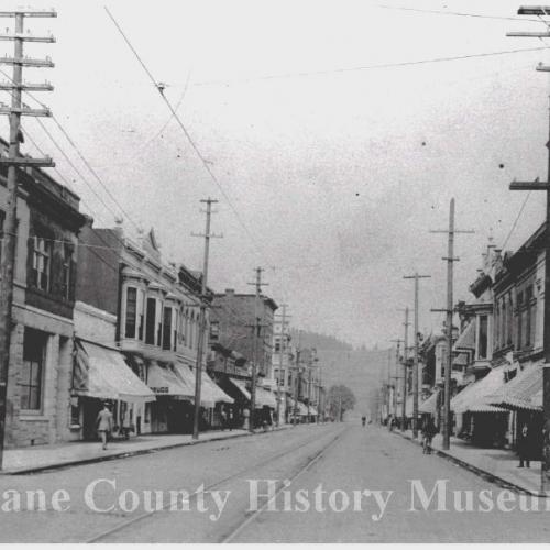9th Avenue and Willamette St. looking north, 1909