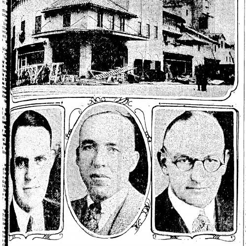 newspaper clipping about the opening and management of the bagdad theater