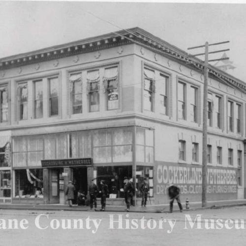 McMorran-Washburne Building (now the Tiffany Building), corner of Willamette and 7th Ave., 1911
