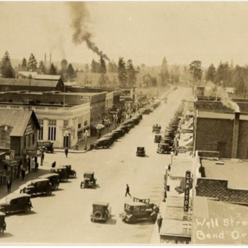 Capitol Marquee, Downtown Bend, 1930s (Cinema Treasures)