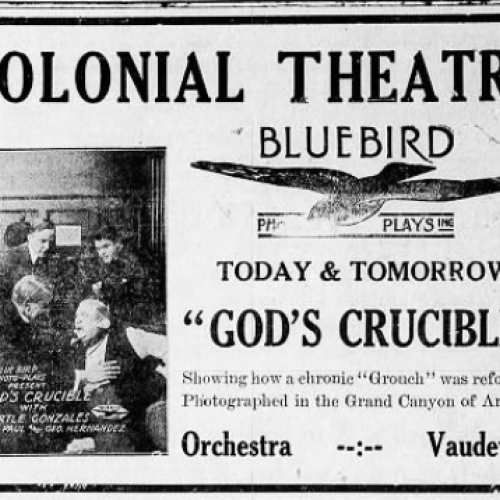 Program at the Colonial theater, 1917