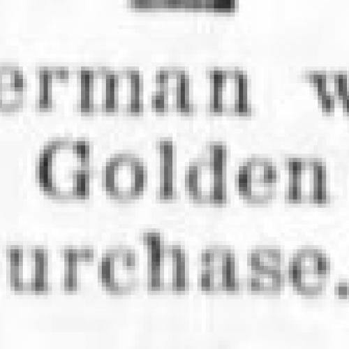 Ownership of the Golden theater, 1911