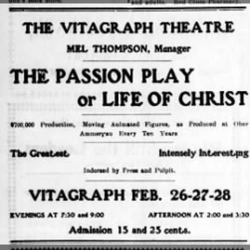 Passion Play at the Vitagraph, 1908