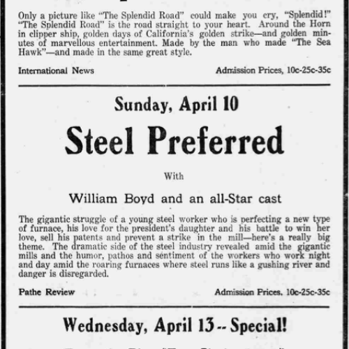 The Athena Press, April 8, 1927, p. 4. Historic Oregon Newspapers.