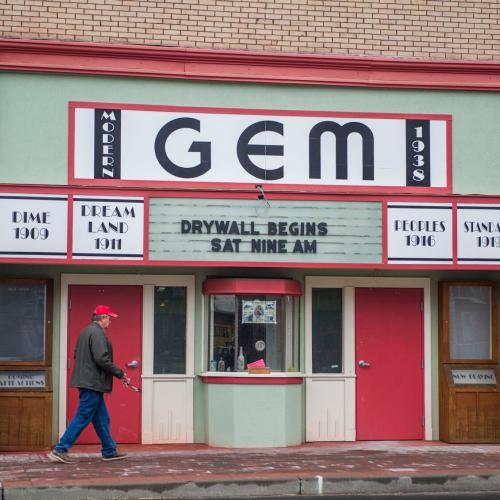 Gem Theatre (Previously the Standard), Athena, OR, February 2019. Image courtesy of the Union-Bulletin.